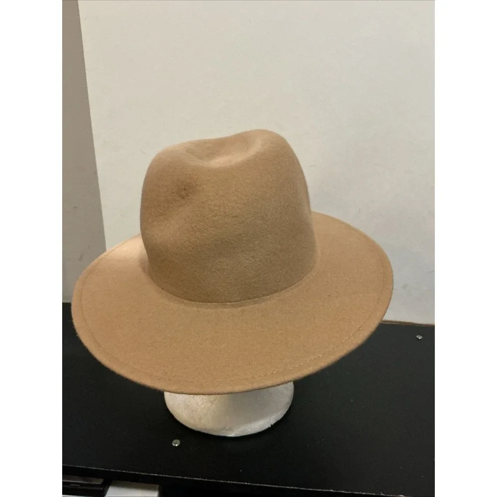 Rosin Headwear Tan Fedora Hat L/XL Boho DAMAGED